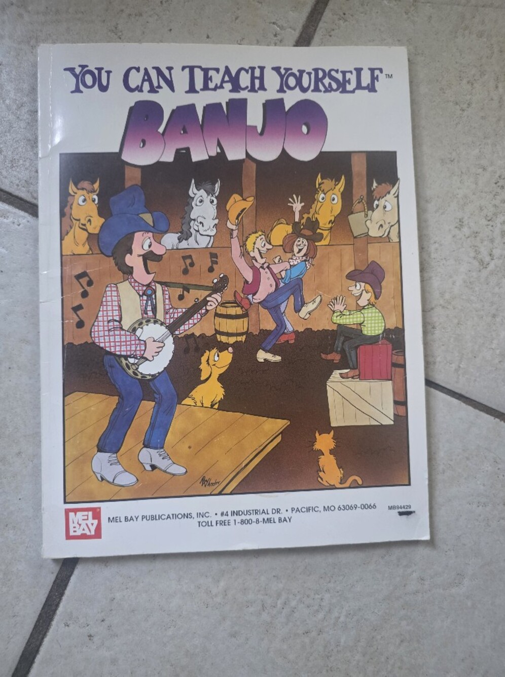 The Original You Can Teach Yourself Banjo Mel Bay 1990 PB GOOD